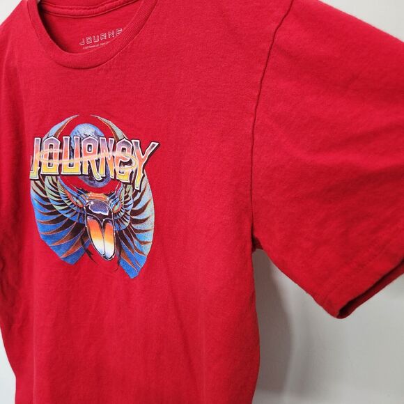 Journey 2020 Graphic Print Band T-shirt Woman's XL Red *small Hole On Back 1025 - Picture 4 of 7